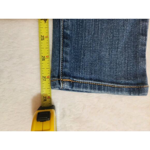 American Eagle Jeans Womens 10 Regular Blue Jegging Straight Super Stretch - Picture 11 of 12